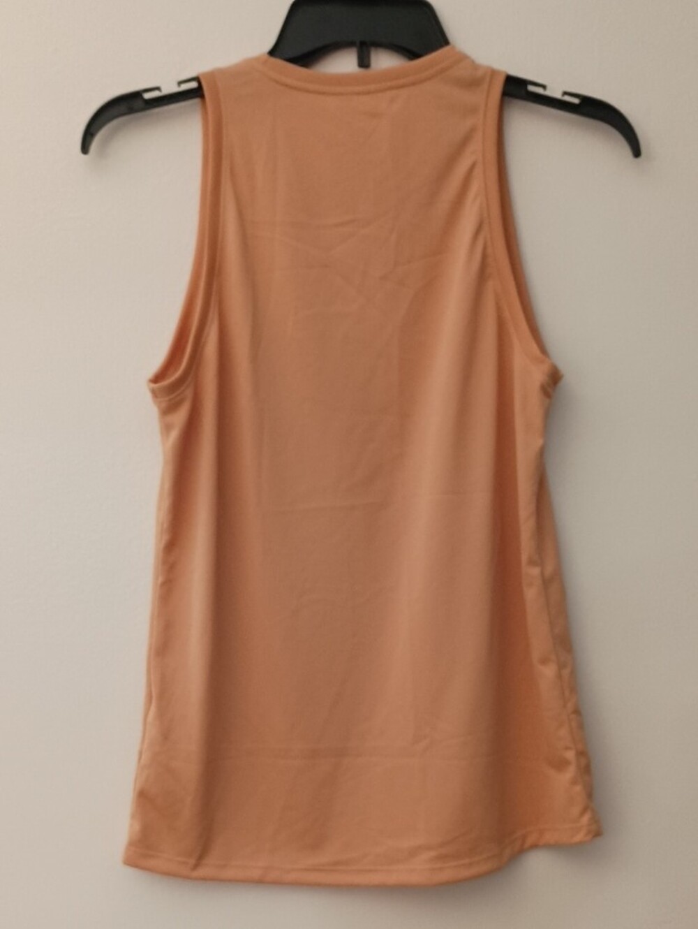 Nike Women’s Peach-Orange Athletic Tank Top with White Swoosh - Picture 3 of 4